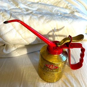 Antique Brass Kabi oil can